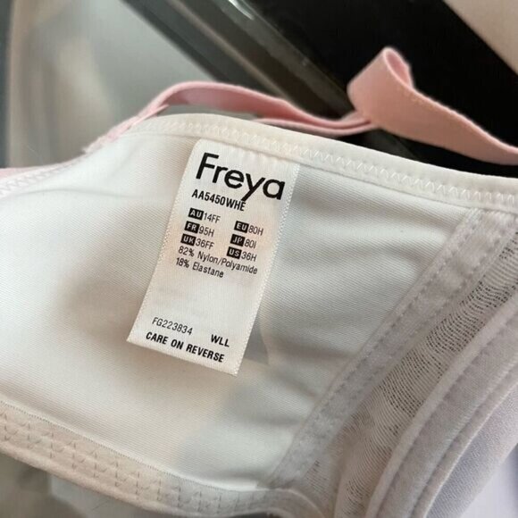 Freya Women’s Size 36H Offbeat Seam Free Moulded Cup Bra White New With Tag’s - Picture 9 of 11